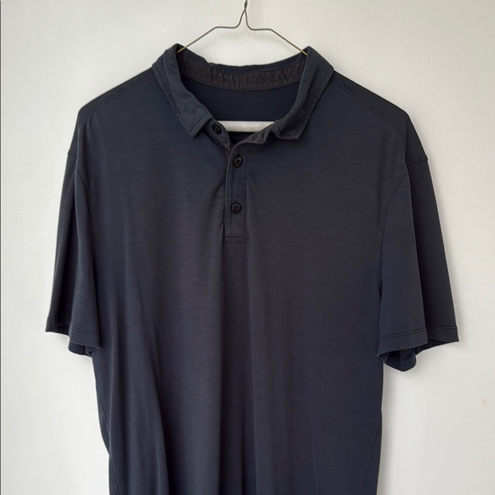 Lululemon Men's Navy Polo Shirt